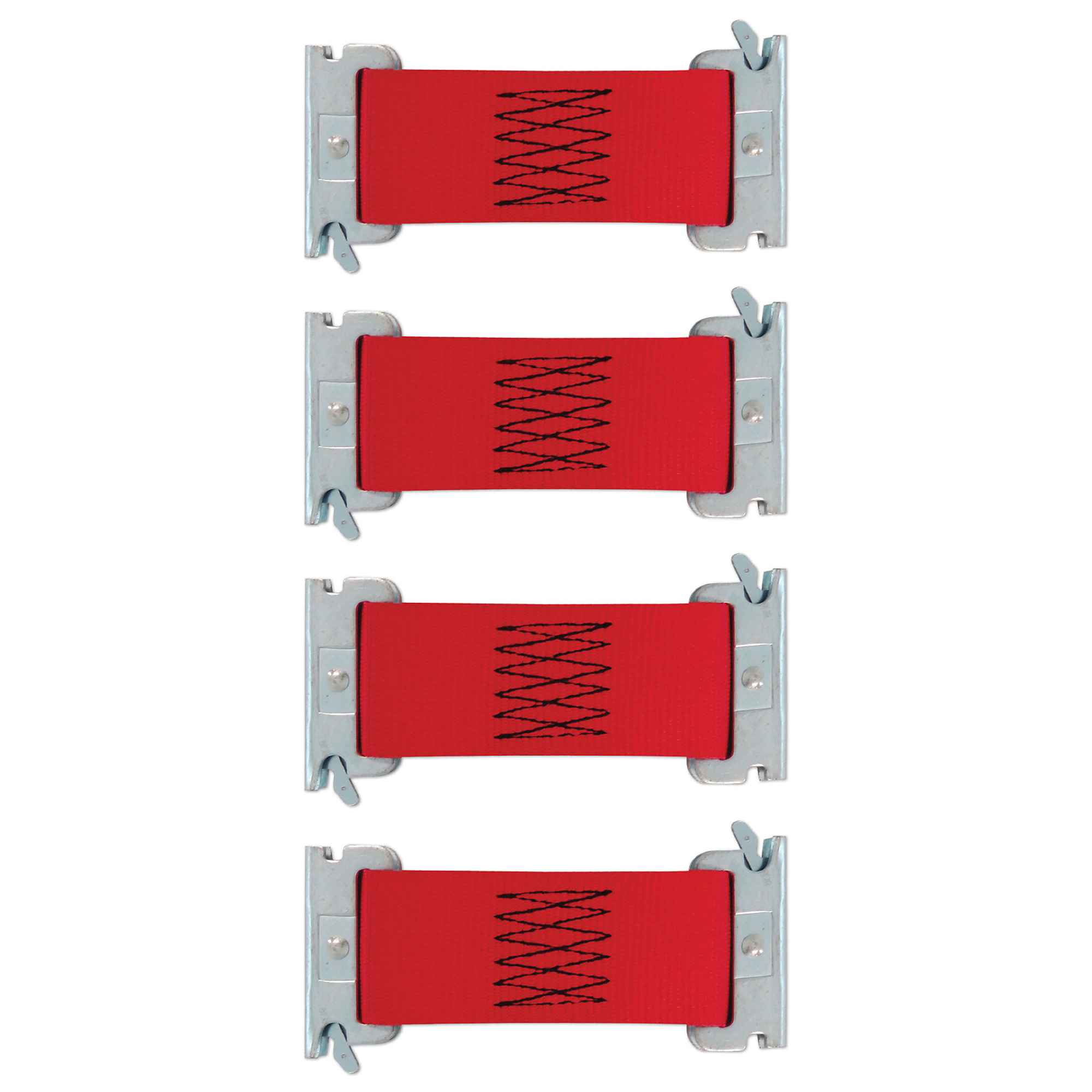 Snap-Loc Dolly Connector E-Track Tie-Down Strap - 6in. Length, 1467-Lb. Working Load, 4 Pcs, Polyester, Model# SLTE200R4